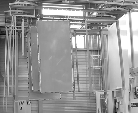 Производство противопожарных дверей - этап 1